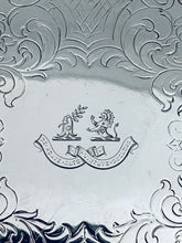 Load image into Gallery viewer, Victorian Sterling Silver Salver, London, 1873