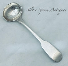 Load image into Gallery viewer, English Sterling Fiddle Pattern Salt Spoon, London, 1824
