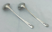 Load image into Gallery viewer, Pair of Scottish Cream Ladles, Cunningham & Son, Edinburgh, 1807