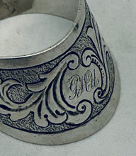 Load image into Gallery viewer, New Zealand Colonial Sterling Serviette Ring, Littlejohn & Sons, Wellington, c.1890s