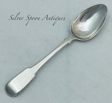 Load image into Gallery viewer, British Colonial Fiddle Pattern Teaspoon, Charles Catton, Gibraltar, c.1830-45