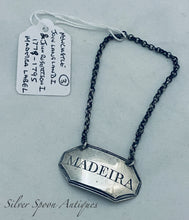 Load image into Gallery viewer, Rare English Provincial 'MADEIRA' label, Langlands and Robertson, Newcastle, 1784-1795