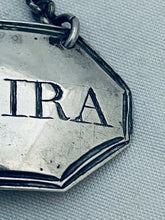 Load image into Gallery viewer, Rare English Provincial 'MADEIRA' label, Langlands and Robertson, Newcastle, 1784-1795