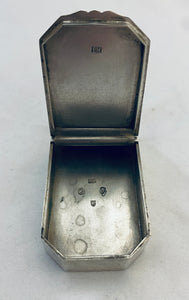 Georgian Irish Sterling Snuff Box, James Kennedy, Dublin, 1783