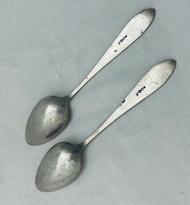 Pair of Art Deco Century Dutch Desert Spoon, 1927