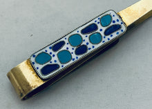 Load image into Gallery viewer, Soviet Era Silver and Enamel Sugar Tongs, 1960s