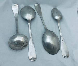 American Silver Serving Set, Crosby, Hennewell & Morse, Boston, c.1860s