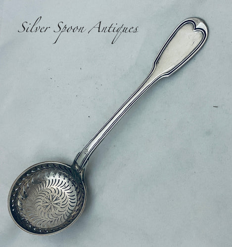 Large French 950 Standard Sifter Spoon, 1819-1838