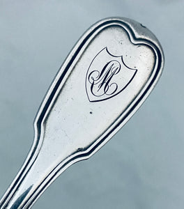 Large French 950 Standard Sifter Spoon, 1819-1838