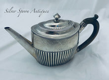 Load image into Gallery viewer, Georgian English Sterling Teapot, P&amp;A Bateman, London, 1797