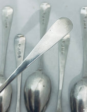 Load image into Gallery viewer, Set of six English Provincial Teaspoons, Dorothy Langlands, Newcastle, 1804-1814