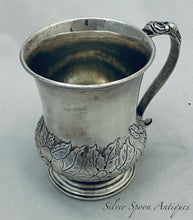 Load image into Gallery viewer, Indian Colonial Silver Mug, Pittar & Co, Calcutta, 1825-1848
