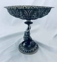 Load image into Gallery viewer, Impressive Thai (or Burmese) Silver Comport/Tazza