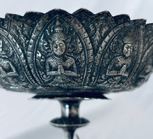 Load image into Gallery viewer, Impressive Thai (or Burmese) Silver Comport/Tazza