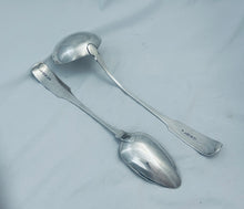 Load image into Gallery viewer, Irish Basting Spoon and Soup Ladle Set, John Pittar, Dublin, 1808/9