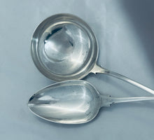 Load image into Gallery viewer, Irish Basting Spoon and Soup Ladle Set, John Pittar, Dublin, 1808/9