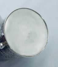 Load image into Gallery viewer, Scottish Sterling 'Indian style' Cream Jug, James Reid & Co, Glasgow, 1873
