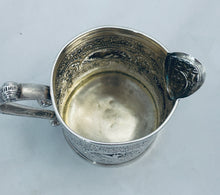 Load image into Gallery viewer, Scottish Sterling 'Indian style' Cream Jug, James Reid & Co, Glasgow, 1873