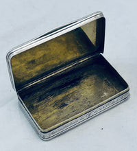 Load image into Gallery viewer, Good quality French Snuff box with military inscription, c.1850s
