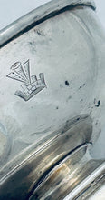 Load image into Gallery viewer, Georgian English Salt with matching crested spoon, London, Wakelin & Taylor, 1782
