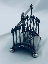 Load image into Gallery viewer, Iconic Christopher Dresser Silver-Plate Toast Rack, c.1897