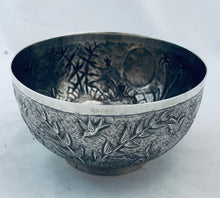Load image into Gallery viewer, Aesthetic Movement Indian Silver Bowl, Arlington & Co, Calcutta, c.1880