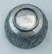 Load image into Gallery viewer, Aesthetic Movement Indian Silver Bowl, Arlington & Co, Calcutta, c.1880