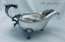 Load image into Gallery viewer, Victorian English Sterling Sauce Boat, Edward & John Barnard, London, 1864