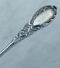 Load image into Gallery viewer, Beautifully Decorated English Sterling Butter Knife, Levesley Brothers, Sheffield, 1908