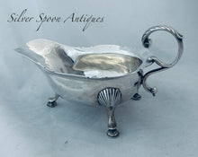 Load image into Gallery viewer, Mid Georgian Irish Silver Sauce Boat, RG, Dublin, 1760s
