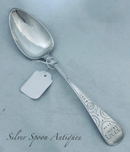 Load image into Gallery viewer, Channel Islands Bright-cut Tablespoon, Jacques Quesnel, Jersey, c.1830