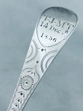 Load image into Gallery viewer, Channel Islands Bright-cut Tablespoon, Jacques Quesnel, Jersey, c.1830