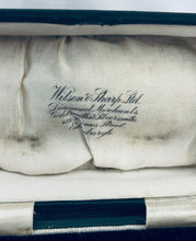 Load image into Gallery viewer, Boxed pair of English sterling Card Holders, A Wilcox, Birmingham, 1932