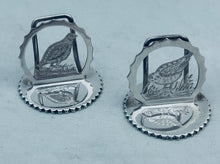 Load image into Gallery viewer, Boxed pair of English sterling Card Holders, A Wilcox, Birmingham, 1932