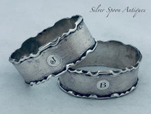 Load image into Gallery viewer, Pair of Australian Sterling Serviette Rings, Hardy Bros