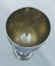 Load image into Gallery viewer, Rare Australian Colonial Silver Wine Goblet, Steiner, Adelaide, c.1870s