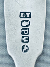 Load image into Gallery viewer, Cape Silver Salt Spoon, Lawrence Twentyman, Cape Town, c.1830s