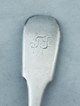 Load image into Gallery viewer, Cape Silver Salt Spoon, Lawrence Twentyman, Cape Town, c.1830s