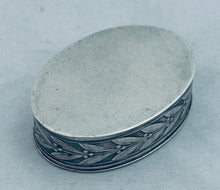 Load image into Gallery viewer, European Silver Box, JH, French?, nineteenth century