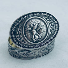 Load image into Gallery viewer, European Silver Box, JH, French?, nineteenth century