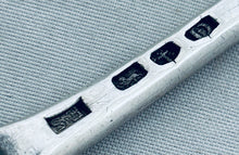 Load image into Gallery viewer, Early pair of sterling English Provincial Tablespoons, Edward Sawyer, Birmingham, 1776