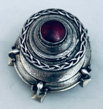 Load image into Gallery viewer, Arts and Crafts Lidded Pot/Ink Well, Ramsden and Carr, London, 1899