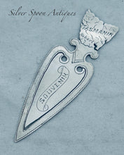 Load image into Gallery viewer, Australian sterling bookmark, W.Golding, Hobart, c.1900