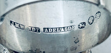 Load image into Gallery viewer, Rare Australian Belt Serviette Ring, Wendt, Adelaide, 1890s