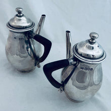 Load image into Gallery viewer, Pair of Cafe Au Lait pots, Pringle & Sons, London, 1898/1903