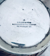 Load image into Gallery viewer, Pair of Victorian sterling beakers, Goldsmiths & Silversmiths Co, London, 1894