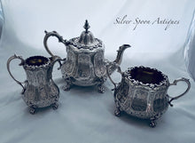 Load image into Gallery viewer, Three piece scottish provincial sterling tea set, Robert Keay II, Perth/Edinburgh, 1853
