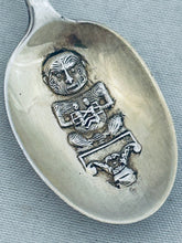 Load image into Gallery viewer, New Zealand greenstone and sterling Te Arawa teaspoon, Birmingham