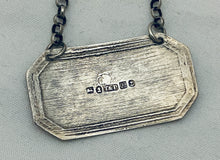 Load image into Gallery viewer, 'PORT' Wine Lable/Bottle Ticket, Taylor & Perry, Birmingham, 1839