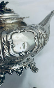 William IV Irish Sterling Silver Tea Set, Dublin, 1836